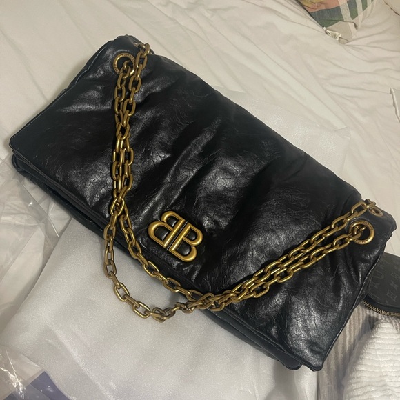 Balenciaga Monaco Large Chain Bag - Picture 2 of 9